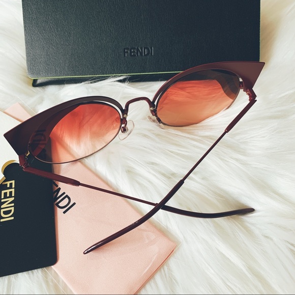 Fendi Hypnoshine 53mm Cat Eye Sunglasses - Picture 3 of 7